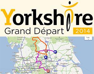 Alle details over het Grand Départ van de Tour de France 2014, Google Maps kaarten