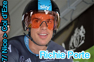 Parijs-Nice 2013: Richie Porte opperbest op de Col d\'Eze!