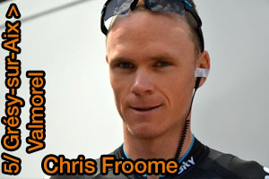 Chris Froome slaat een dubbelslag in het Critérium du Dauphiné 2013 in Valmorel
