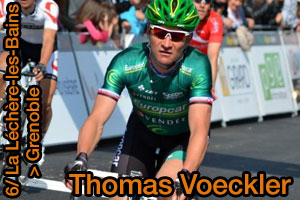 Thomas Voeckler toont zijn krachten in Grenoble in het Critérium du Dauphiné 2013