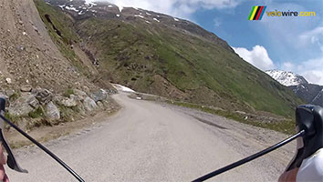 De huidige staat van de Col de Sarenne op videobeeld