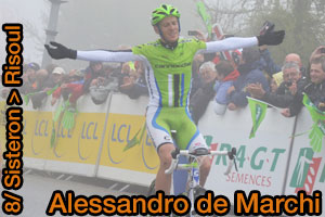 Finally the victory for Alessandro de Marchi, Chris Froome overall winner of the Critérium du Dauphiné 2013