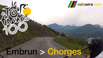 Le parcours du contre-la-montre Embrun - Chorges en vidéo !