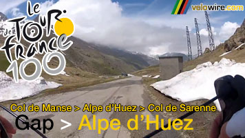 De Col de Manse, de Alpe d\'Huez en de Col de Sarenne in beeld!