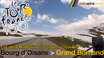 Le Col de la Madeleine et le Col de la Croix Fry en vidéo jusqu'au Grand-Bornand