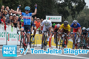 Wederom een etappeoverwinning voor Tom-Jelte Slagter in Parijs-Nice 2014