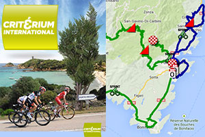 Le parcours du Critérium International 2014 sur Google Maps/Google Earth, les itinéraires horaires et profils d'étapes