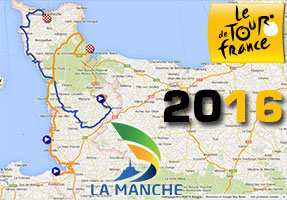 Le parcours des premières étapes du Tour de France 2016 sur Google Maps
