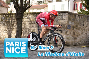 Ilnur Zakarin remporte l'tape reine de Paris-Nice 2016, le jaune pour Geraint Thomas