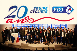 Les 20 ans de l'équipe cycliste FDJ