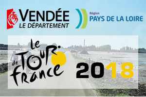 Het Grand Dpart van de Tour de France 2018 in de Vende in Frankrijk