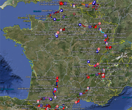 tour de france 2012 parcours