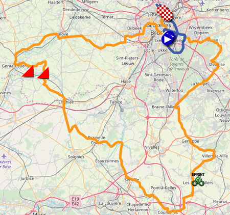 The Grand Départ race route of the Tour de France 2019 in Google Earth The Grand Départ race route of the Tour de France 2019 in Google Earth
