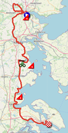 The map with the race route of the third stage of the Tour de France 2022 on Open Street Maps The map with the race route of the third stage of the Tour de France 2022 on Open Street Maps