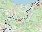 The map with the race route of the second stage of the Tour de France 2023 on Open Street Maps The map with the race route of the second stage of the Tour de France 2023 on Open Street Maps