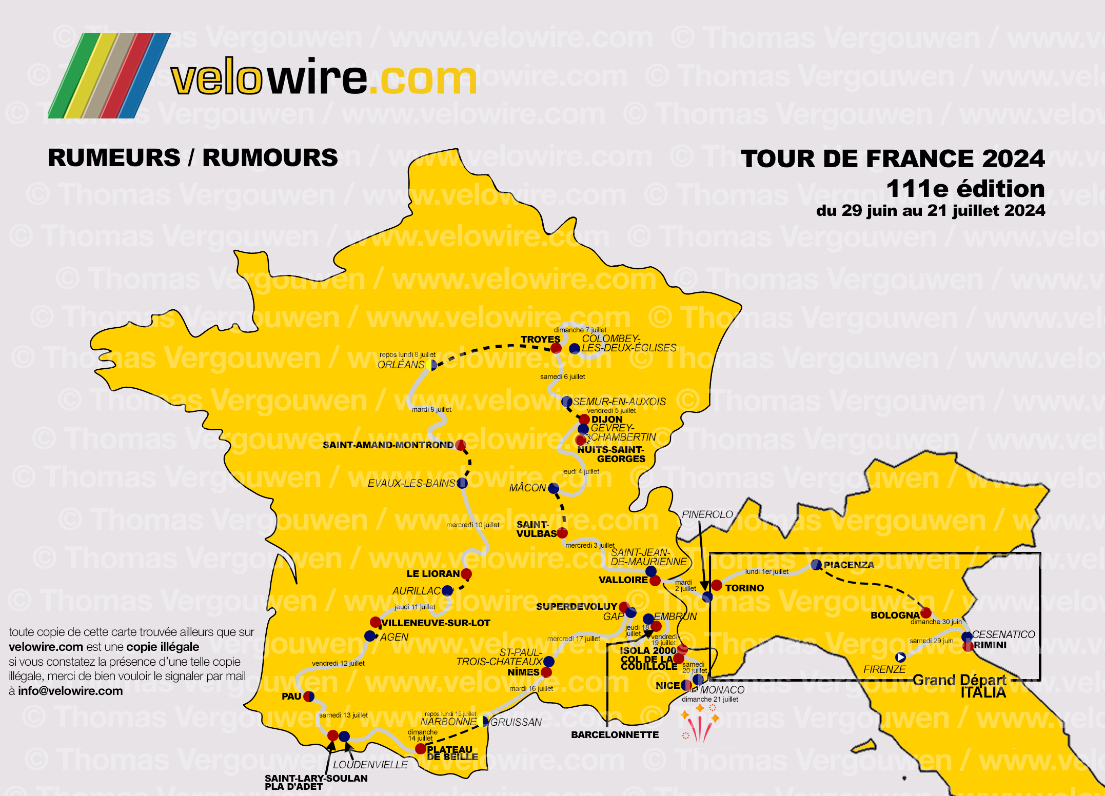 l'etape du tour 2024 rumeurs