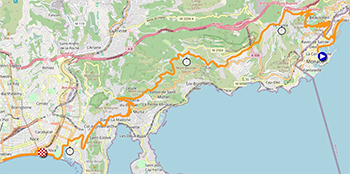 The race route of the twenty-first stage of the Tour de France 2024 The race route of the twenty-first stage of the Tour de France 2024
