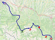 Le parcours de la quatorzième étape du Tour de France 2025 Le parcours de la quatorzième étape du Tour de France 2025