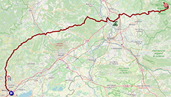 Le parcours de la seizième étape du Tour de France 2025 Le parcours de la seizième étape du Tour de France 2025