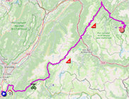 Le parcours de la dix-huitième étape du Tour de France 2025 Le parcours de la dix-huitième étape du Tour de France 2025