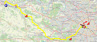 Le parcours de la vingt-et-unième étape du Tour de France 2025 Le parcours de la vingt-et-unième étape du Tour de France 2025