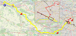 Le parcours de la 21ème étape du Tour de France 2025 Le parcours de la 21ème étape du Tour de France 2025
