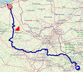 Le parcours de la troisième étape du Tour de France 2025 Le parcours de la troisième étape du Tour de France 2025