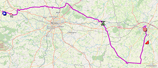 Le parcours de la huitième étape du Tour de France 2025 Le parcours de la huitième étape du Tour de France 2025