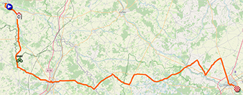 Le parcours de la neuvième étape du Tour de France 2025 Le parcours de la neuvième étape du Tour de France 2025