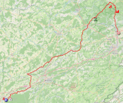 Le parcours de la treizième étape du Tour de France 2026