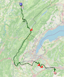 Le parcours de la quinzième étape du Tour de France 2026