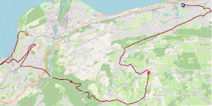 Le parcours de la seizième étape du Tour de France 2026