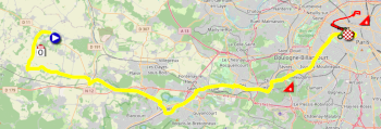 Le parcours de la vingt-et-unième étape du Tour de France 2026
