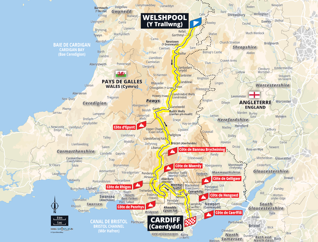 The Grand D part Of The Tour De France 2027 In The United Kingdom 