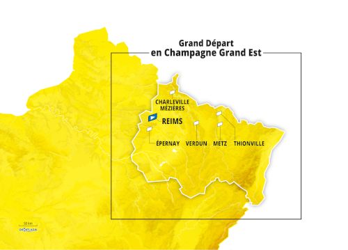 Het Grand Départ van de Tour de France 2028 in Champagne Grand Est