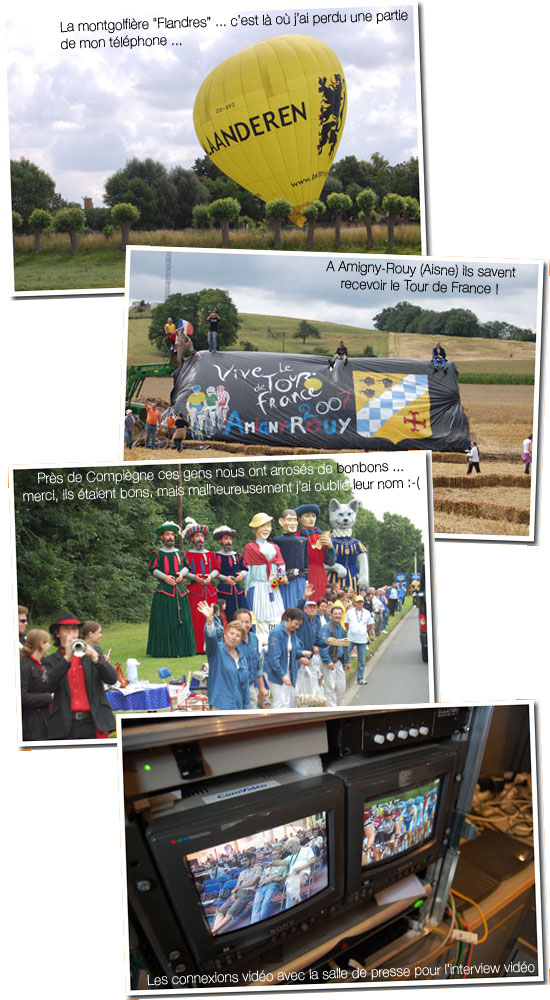 Le 10 juillet 2007 : l étape Waregem > Compiègne Le 10 juillet 2007 : l étape Waregem > Compiègne
