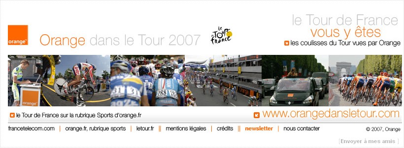 Orange dans le Tour