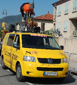 De South Australia reclamecaravaan tijdens de Tour de France 2007,  Thomas Vergouwen