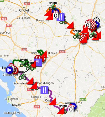 Le parcours du Tour du Poitou-Charentes 2016