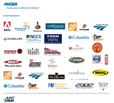 The sponsors of the Tour of California The sponsors of the Tour of California