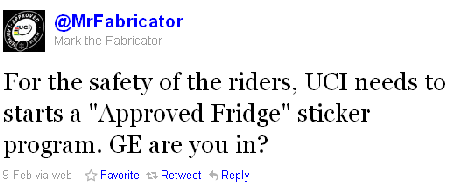 MrFabricator - tweet of the week