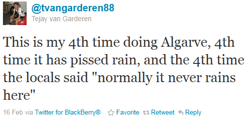 Tejay van Garderen - tweet of the week Tejay van Garderen - tweet of the week