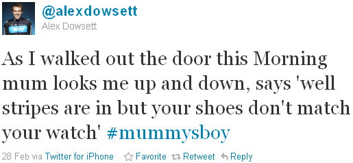 Alex Dowsett - tweet of the week