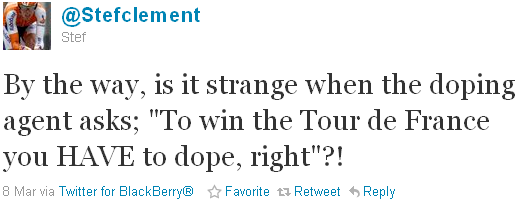 Stef Clement - tweet of the week Stef Clement - tweet of the week