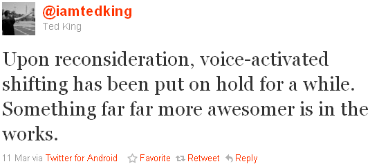 Ted King - tweet of the week Ted King - tweet of the week