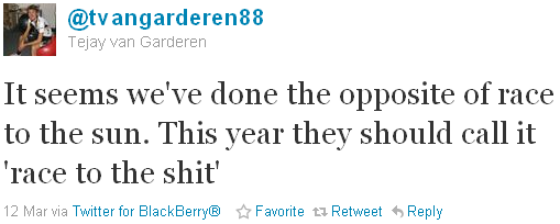 Tejay van Garderen - tweet of the week