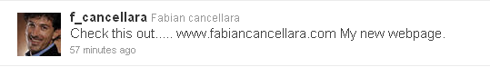 Fabian Cancellara - tweet of the week Fabian Cancellara - tweet of the week