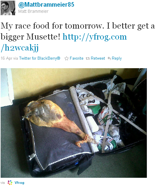 Matt Brammeier - tweet of the week Matt Brammeier - tweet of the week