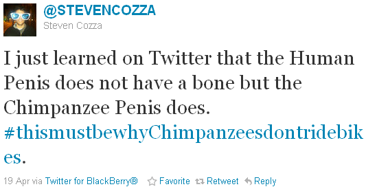 Steven Cozza - tweet of the week