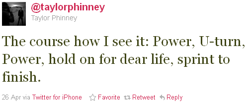 Taylor Phinney - tweet of the week